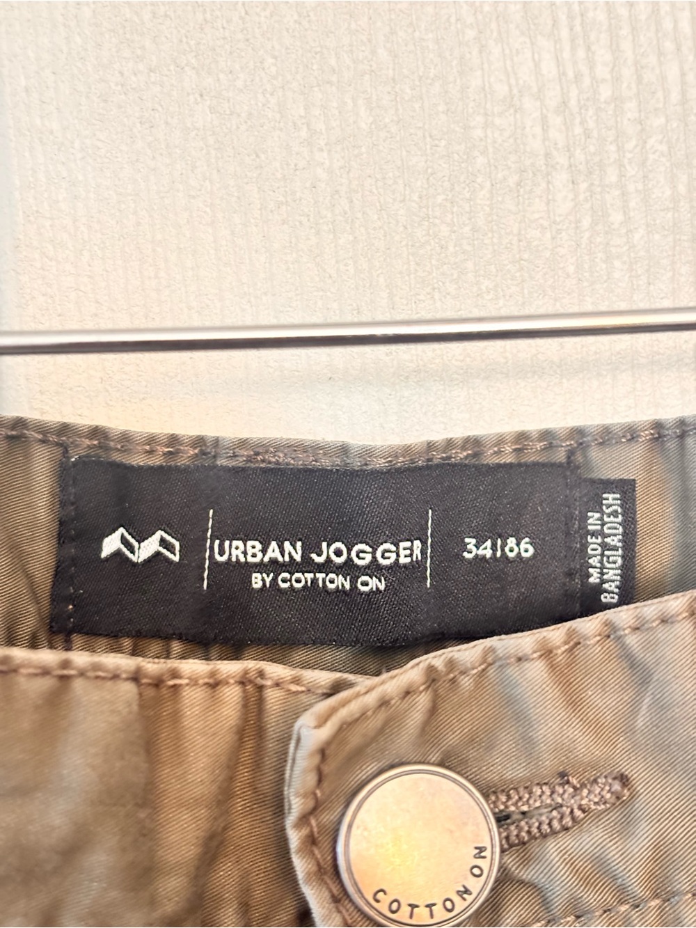 URBAN JOGGER: Cotton On Men's Cargo Pants - Olive Green - Picture 2 of 3